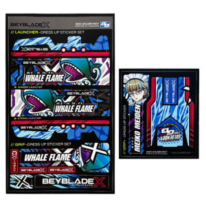 Beyblade X // Launcher - Dress Up Sticker Set (Meiko Meiden - Whale Flame)
